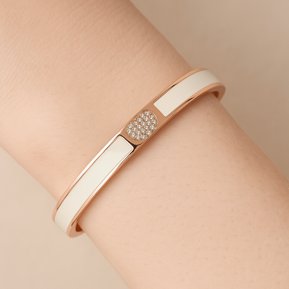 CZ Heart Bracelet
