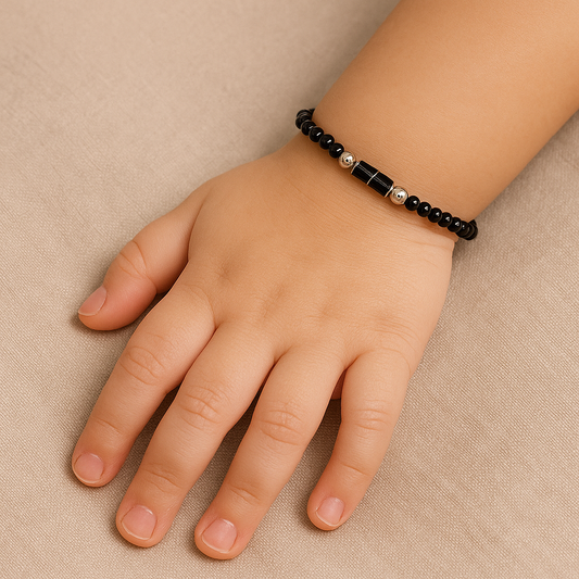 Baby Black Beads Bracelet