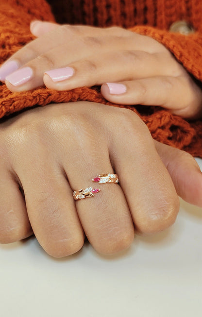 Red Leaf Silver Ring (RGS)