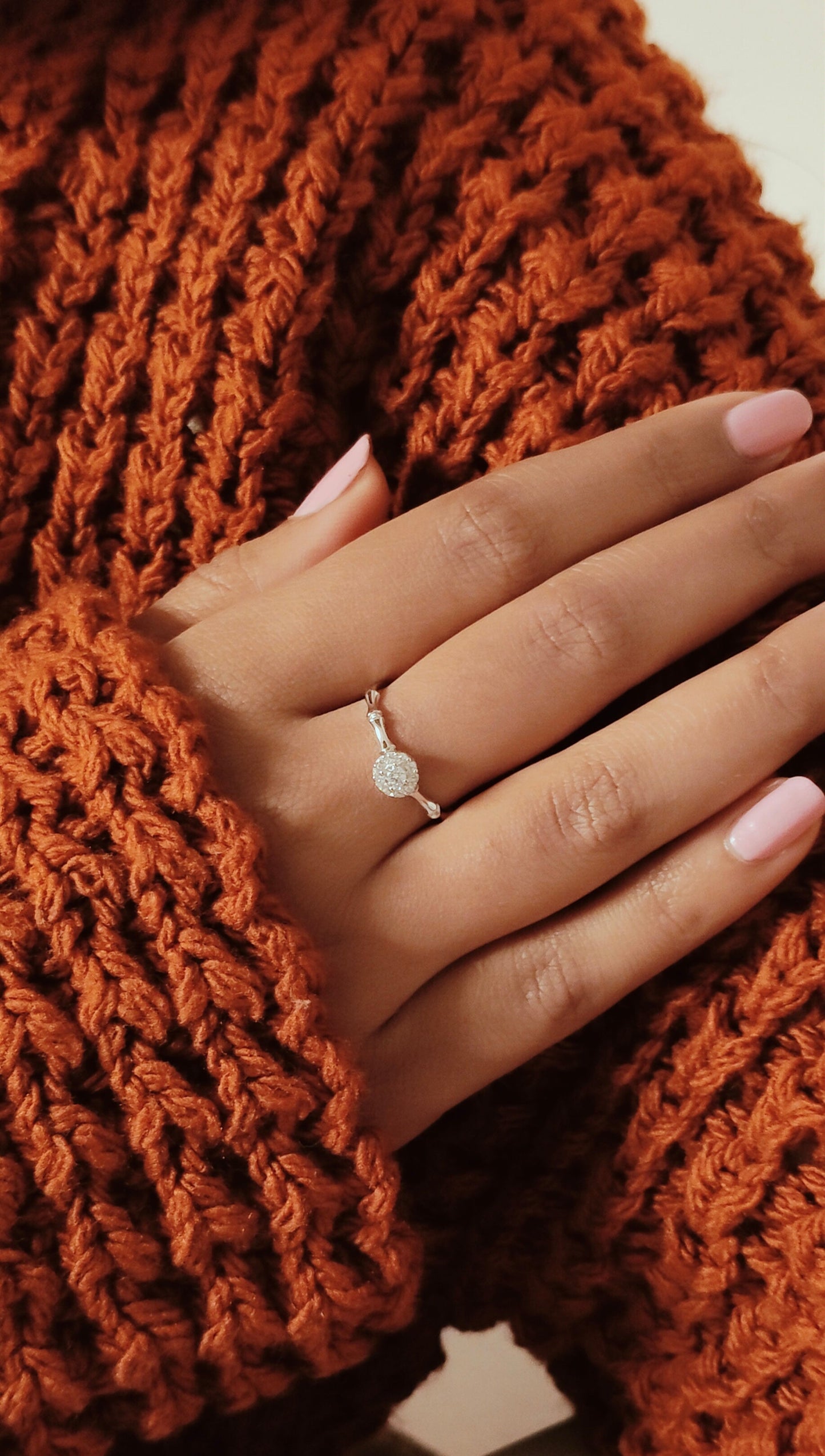 Plateau CZ Stone Ring