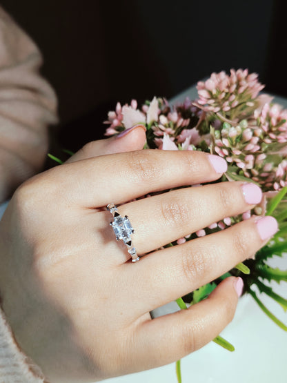 Silver Solitaire Ring (SS02)