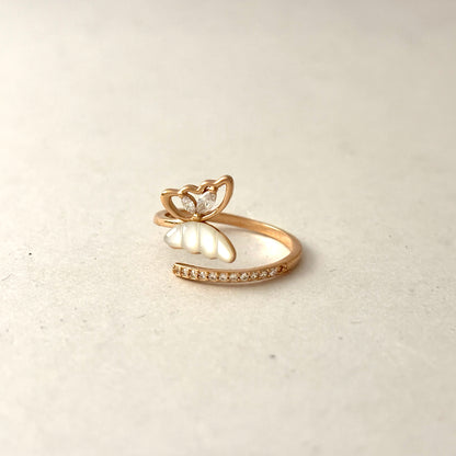 MOP Butterfly Ring RG05