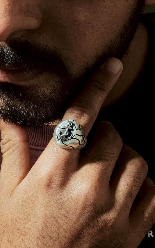 Silver Anchor Ring