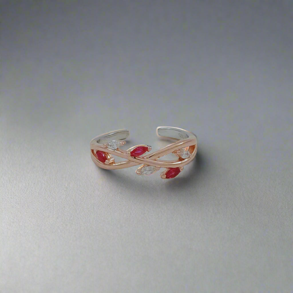 Leafy Silver Ring (RGS)(P)