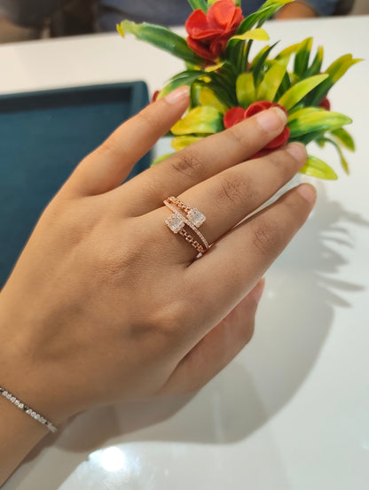 Cartier Baguette Rosegold Ring