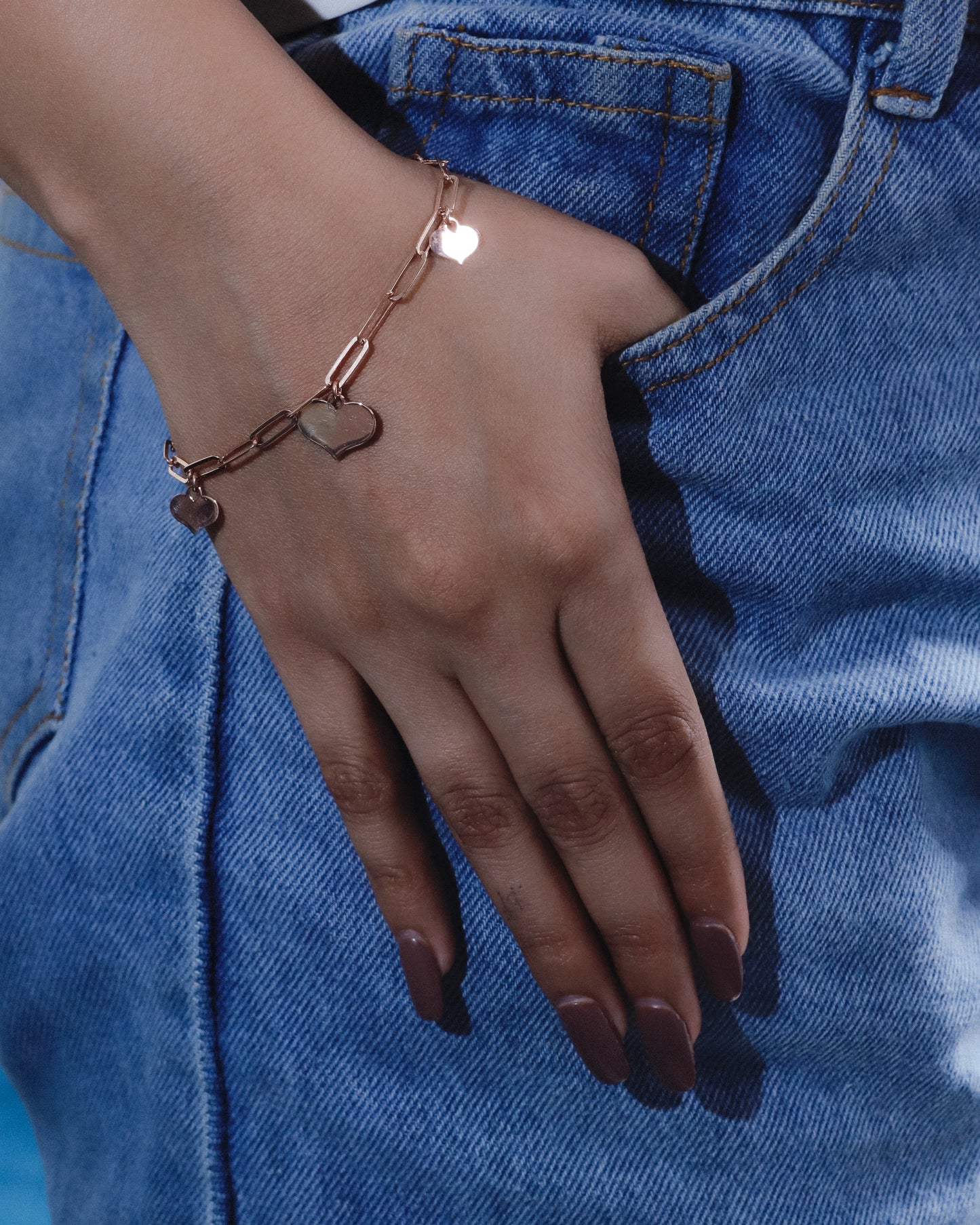 Rosegold Heart Bracelet