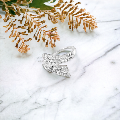 3 Line Silver Baguette Ring