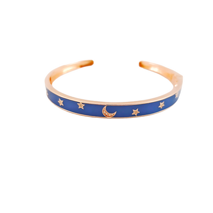 Moon & Stars Silver Bracelet