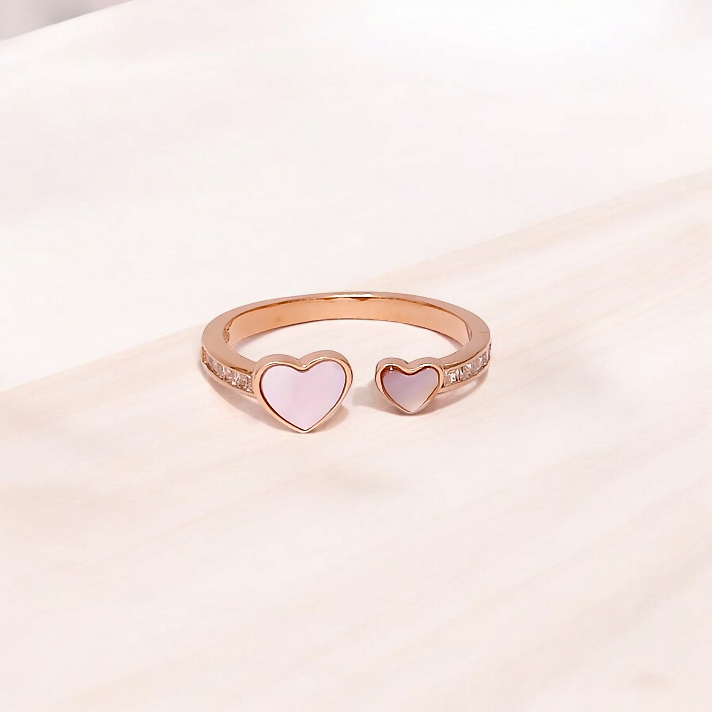 MOP Dual Heart Ring (RG)