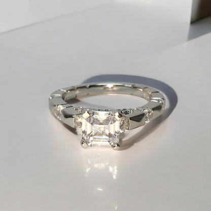 Silver Solitaire Ring (SS02)