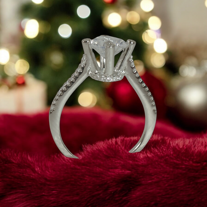 Silver Solitaire Ring (SS03)