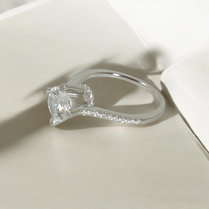 Silver Solitaire Ring (SS03)