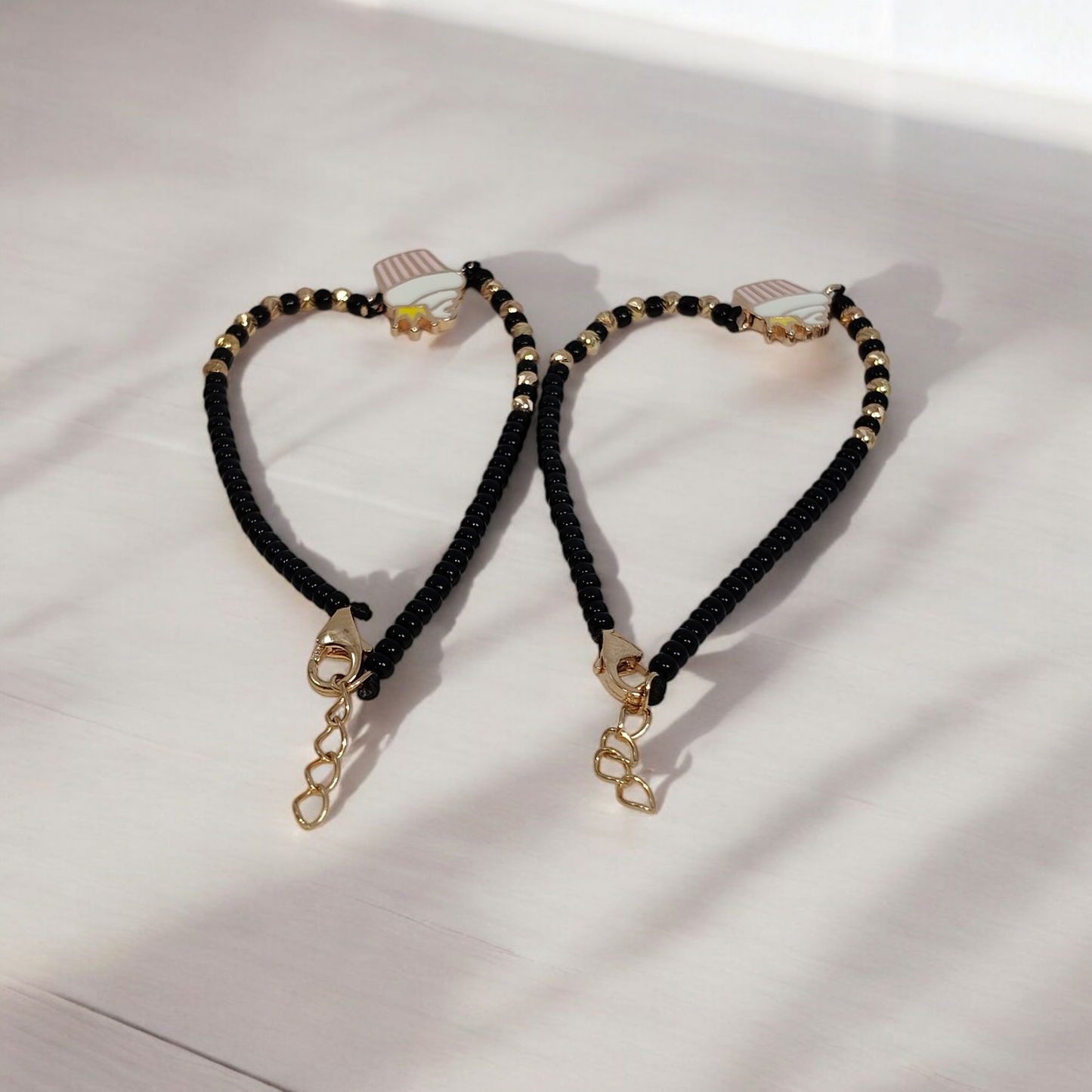 IceCream Charms BlackBeads Nazariya