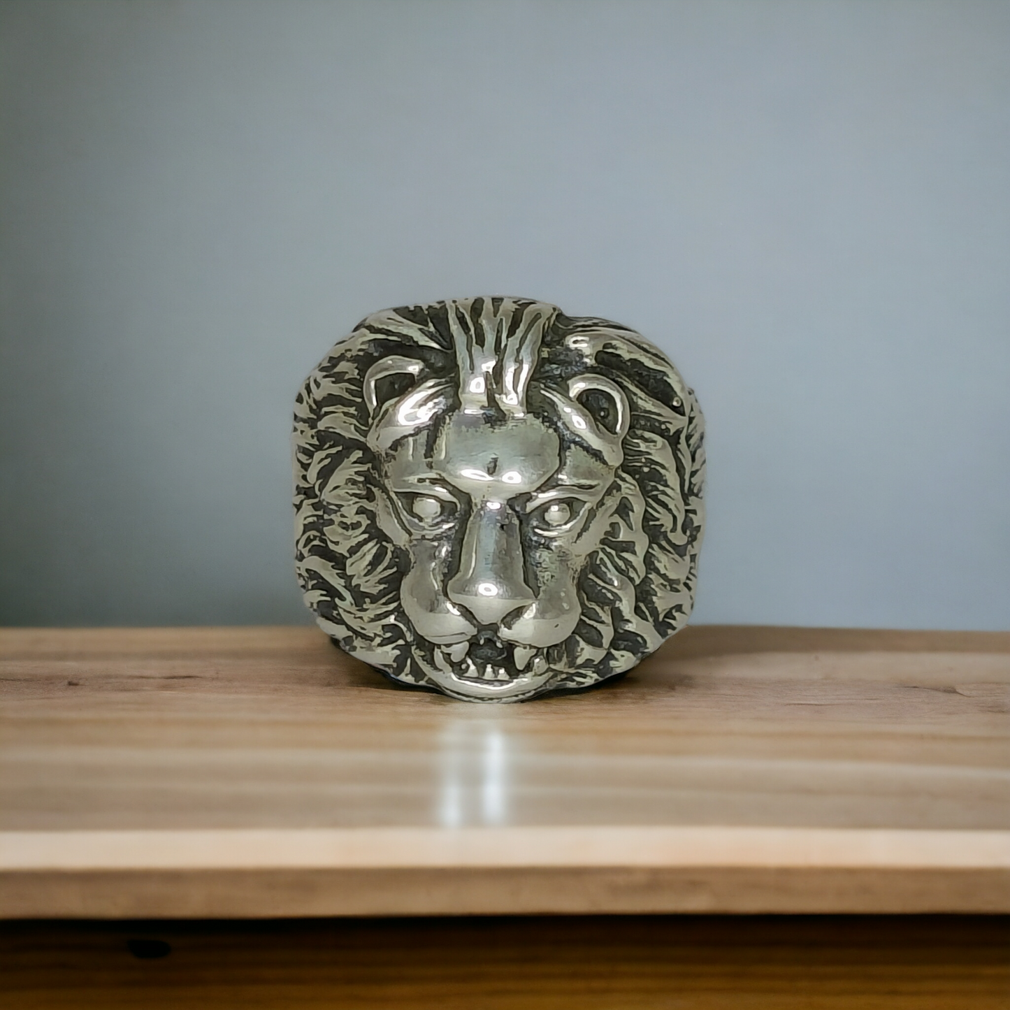 Lion Silver Ring