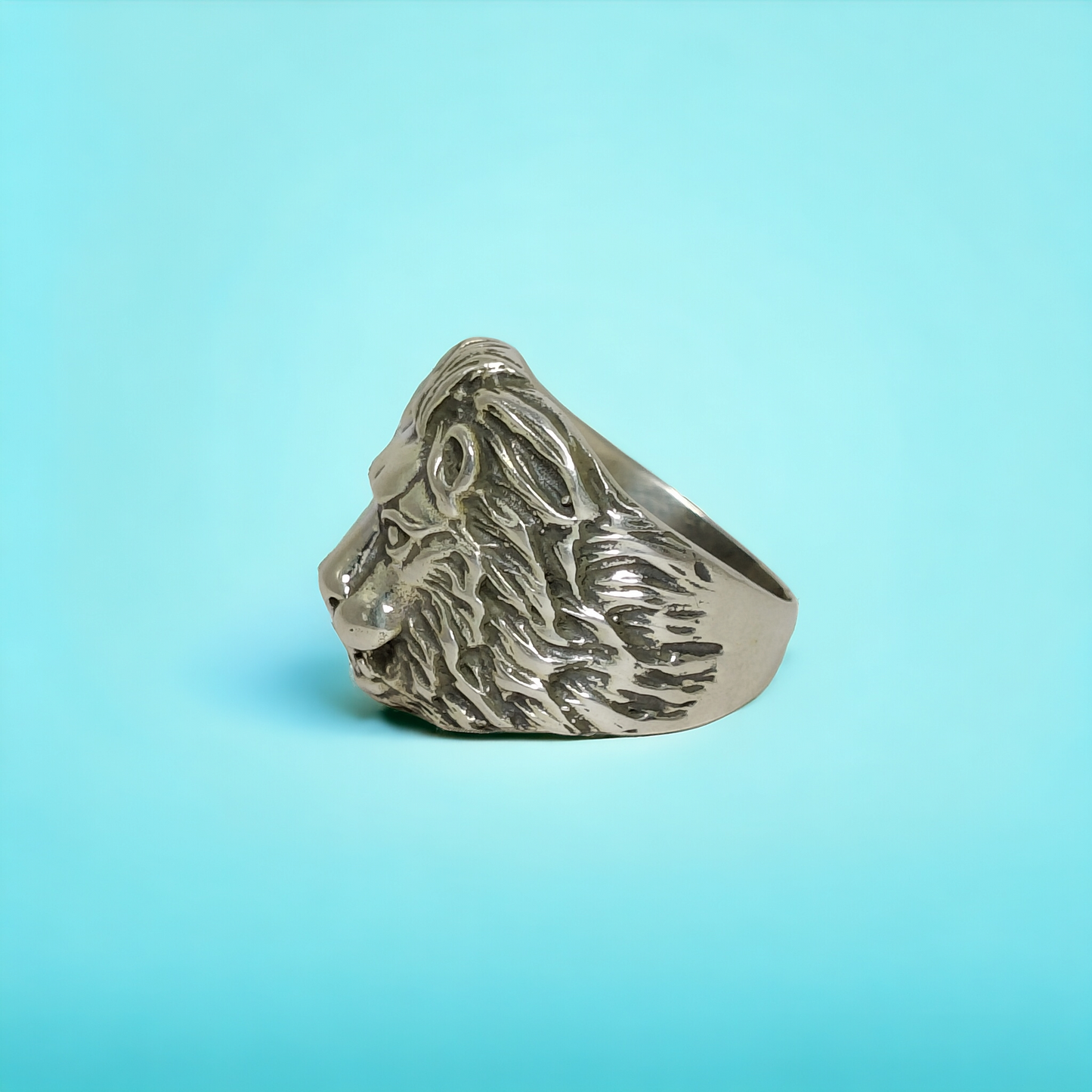 Lion Silver Ring