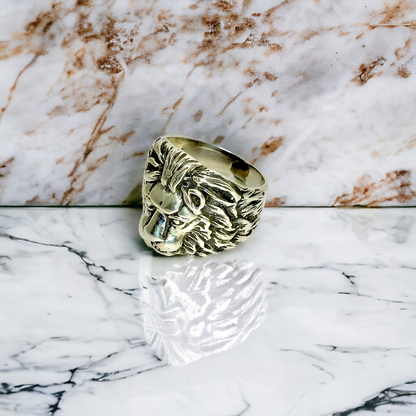 Lion Silver Ring