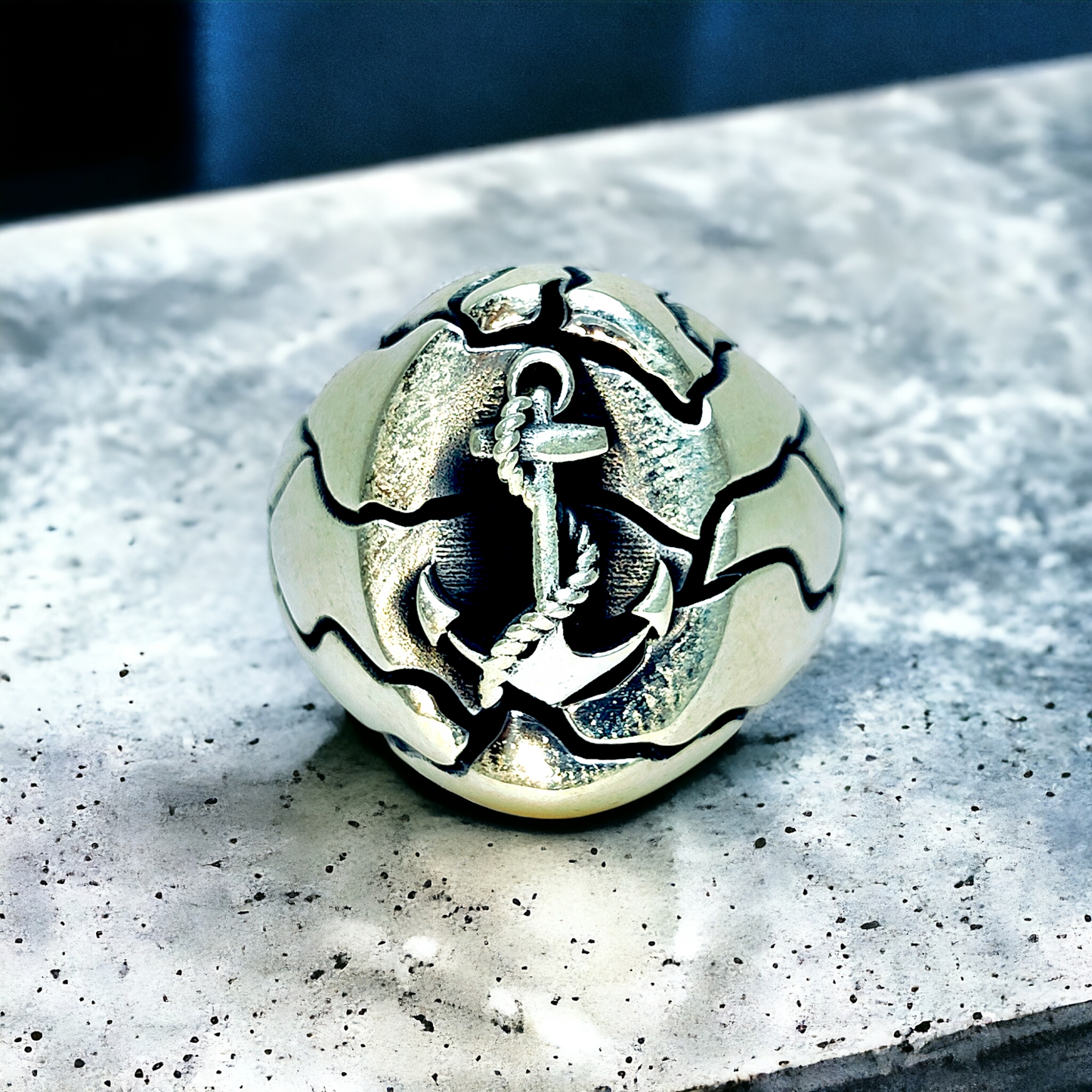 Silver Anchor Ring