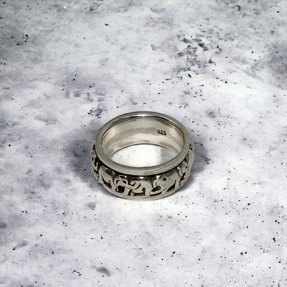Elephant Spinner Ring