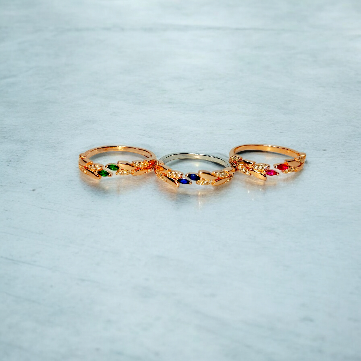 Red Leaf Silver Ring (RGS)