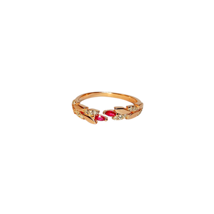 Red Leaf Silver Ring (RGS)