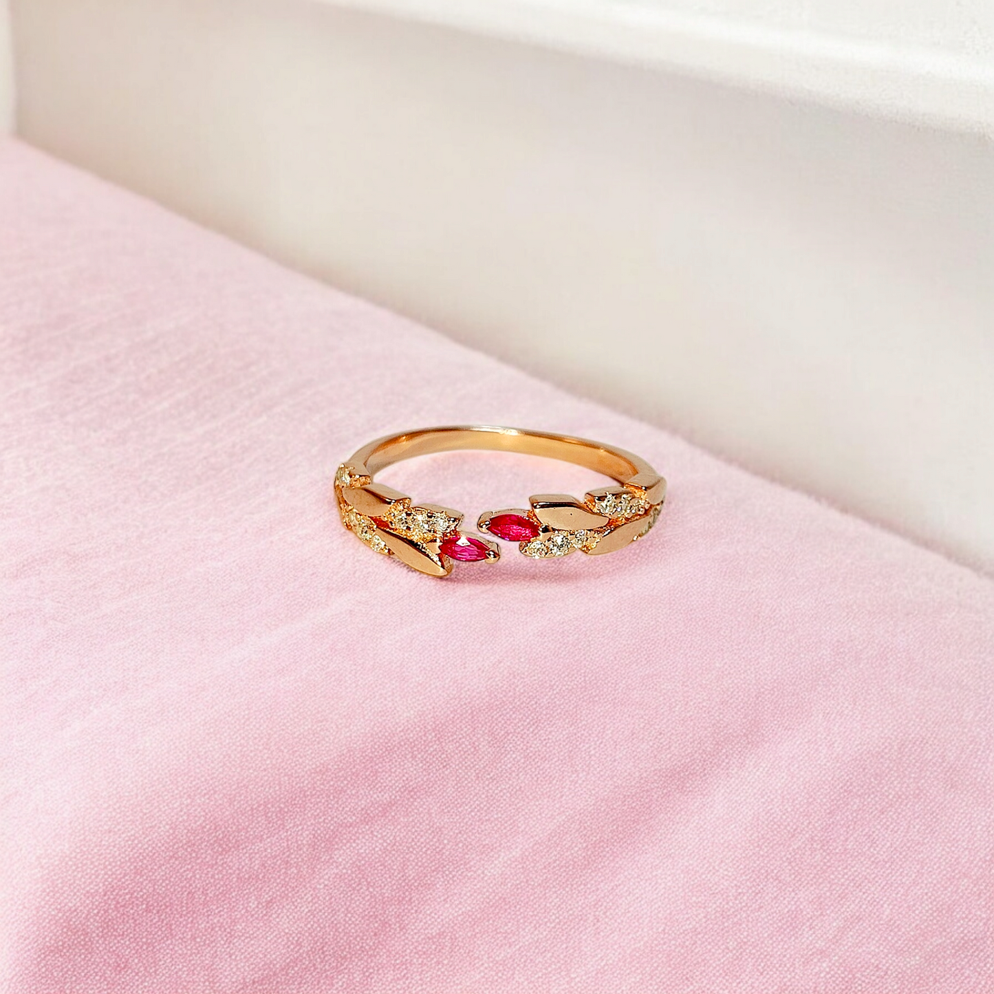 Red Leaf Silver Ring (RGS)