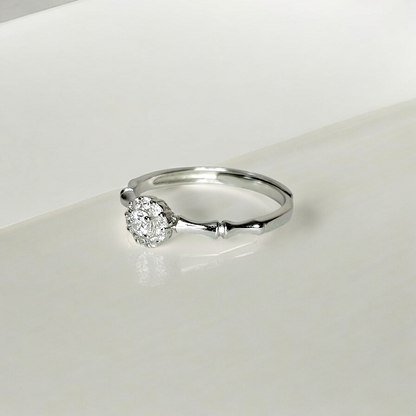 Plateau CZ Stone Ring