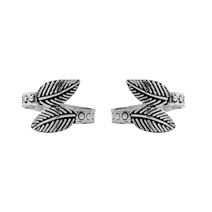 Dual Leaf Toe Ring
