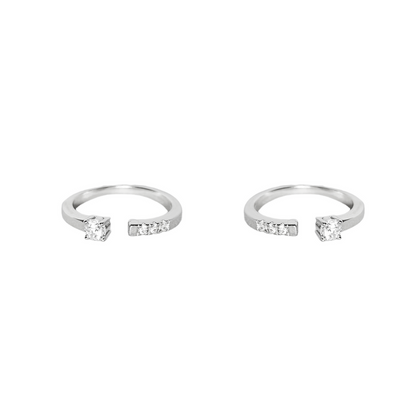 CZ Solitaire Toe Ring