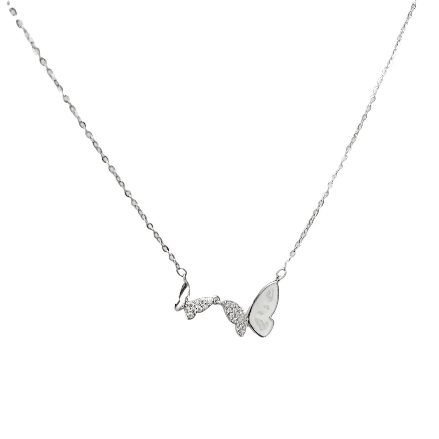 MOP/CZ Butterfly Chain