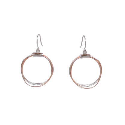 Rosegold Wired Hoops