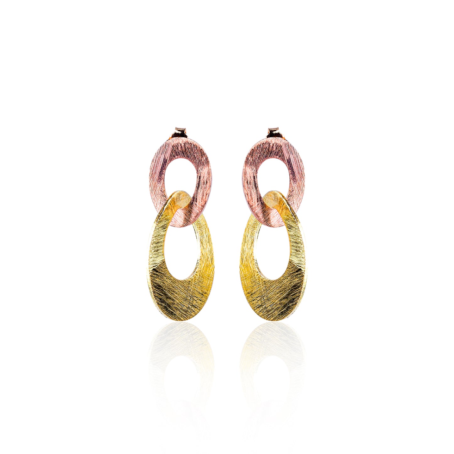 Twotone Tangled Earrings