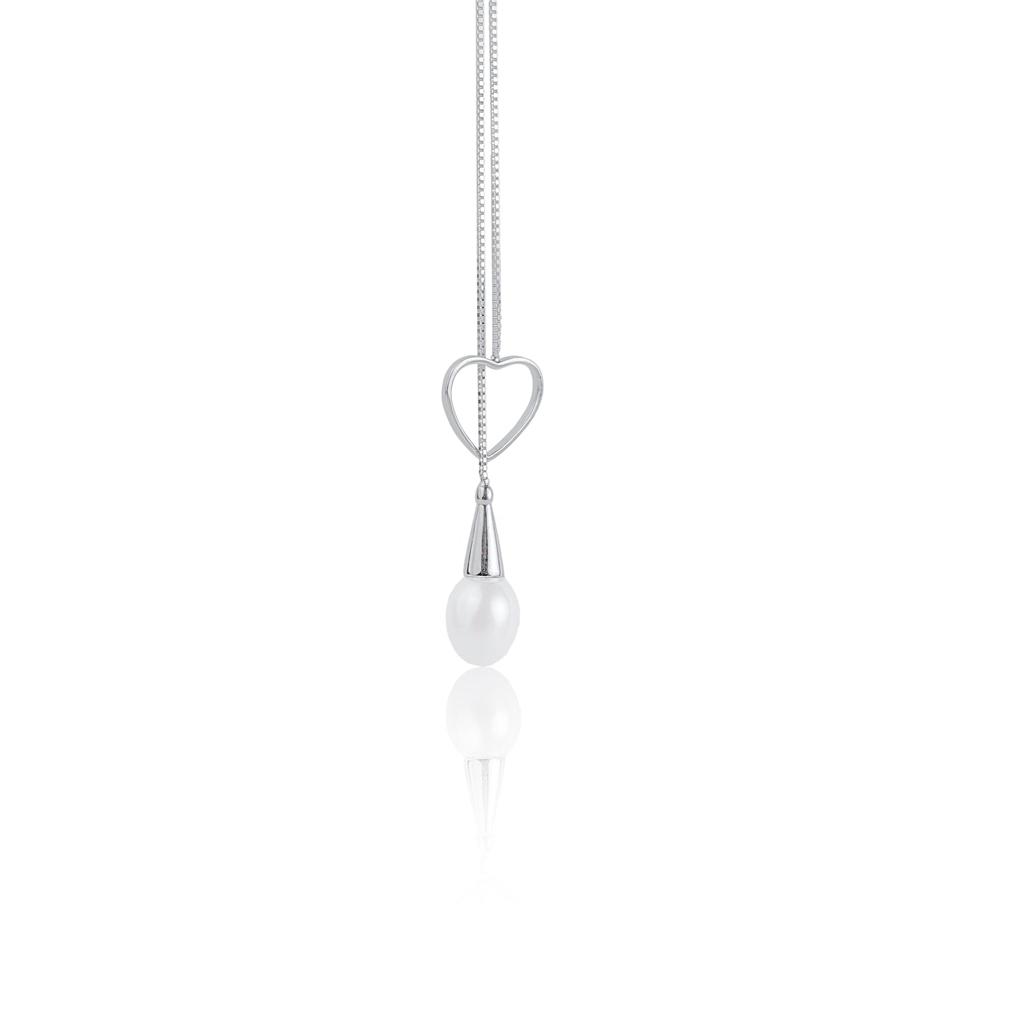 Pearl Drop Lariat Set