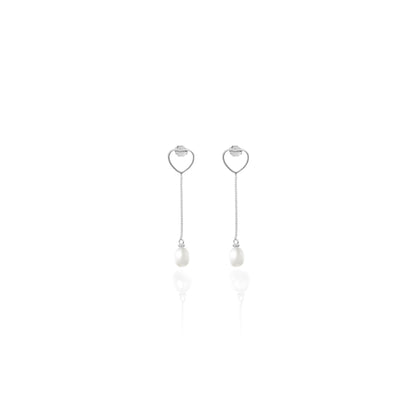 Pearl Drop Lariat Set