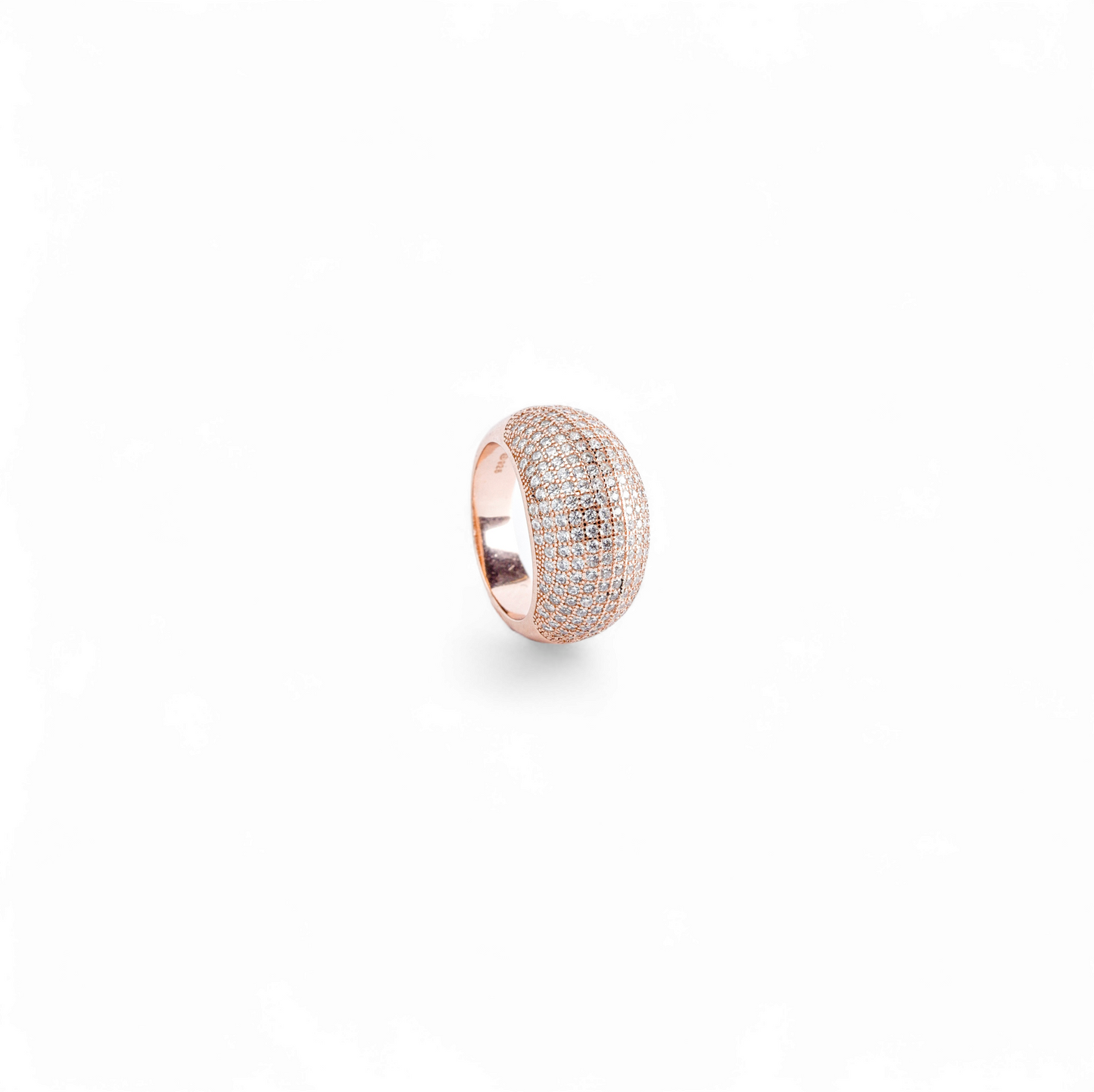 Rosegold Microsetting Classy Ring