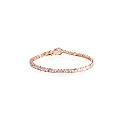 Rosegold Princess Tennis Bracelet