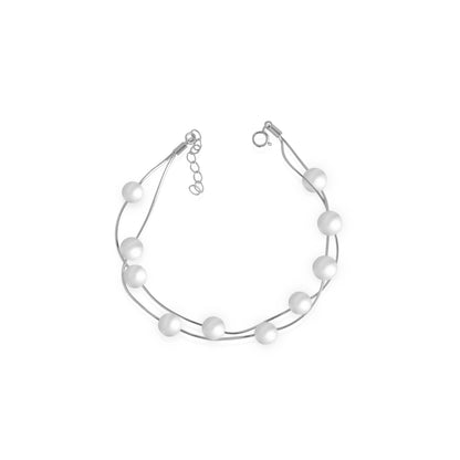 Clustered Pearl Bracelet