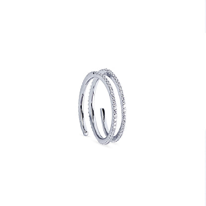 Spiral Diamond Ring