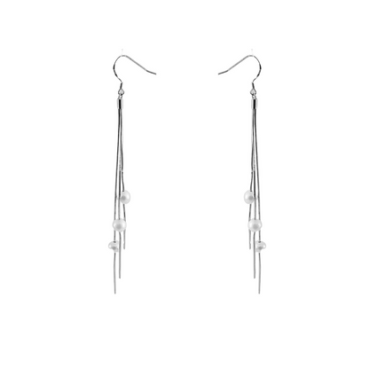 Silver Tristrands Earrings