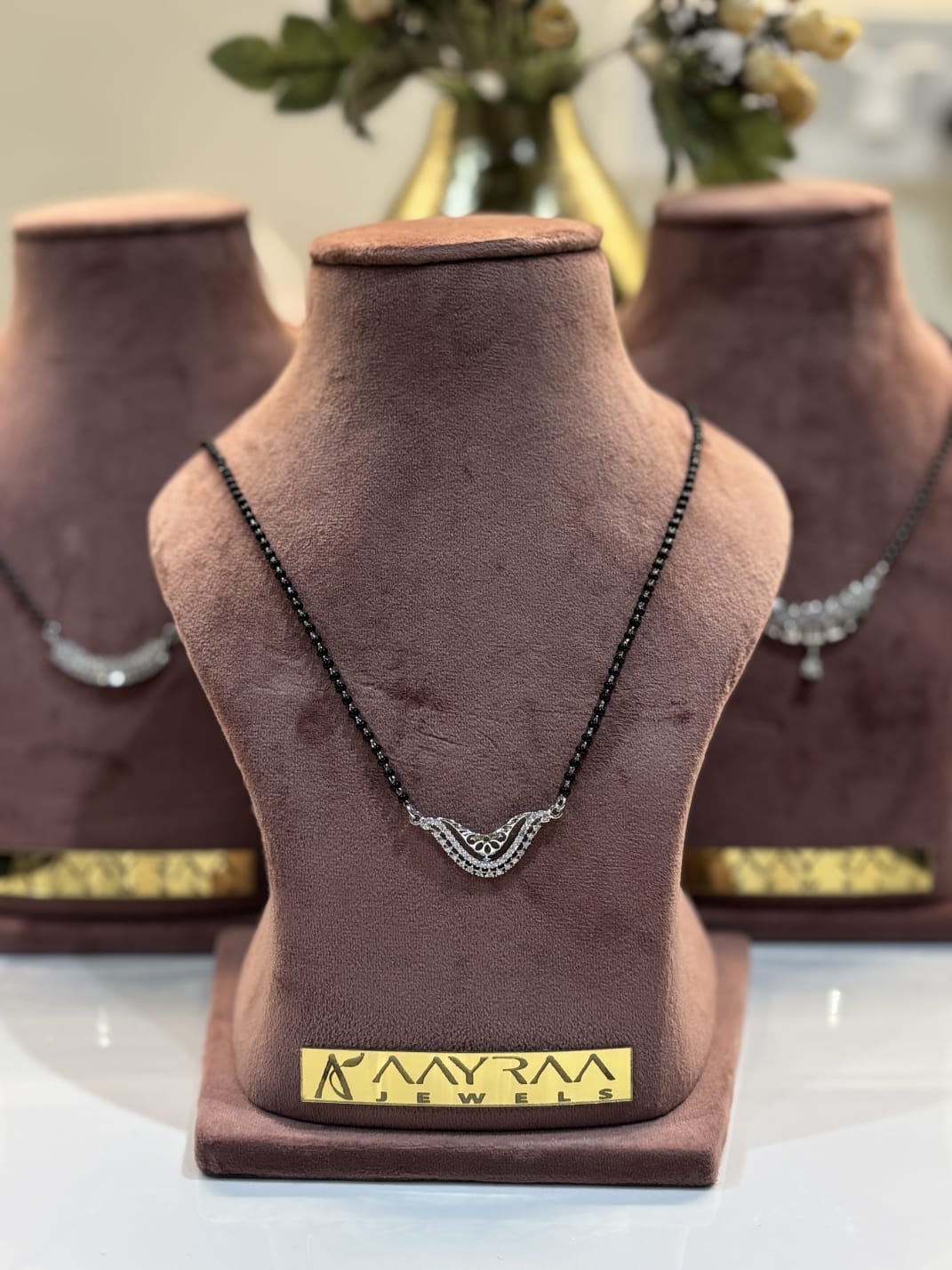 Elite Silver Mangalsutra