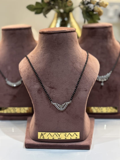 Elite Silver Mangalsutra