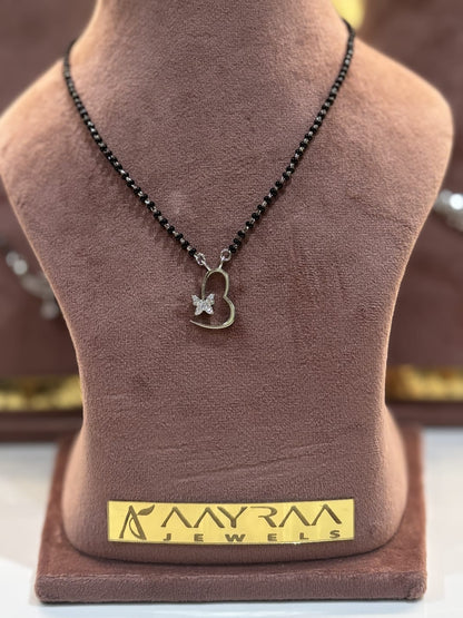 Butterfly Heart Mangalsutra