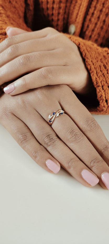 Leafy Silver Ring (RGS)(B)