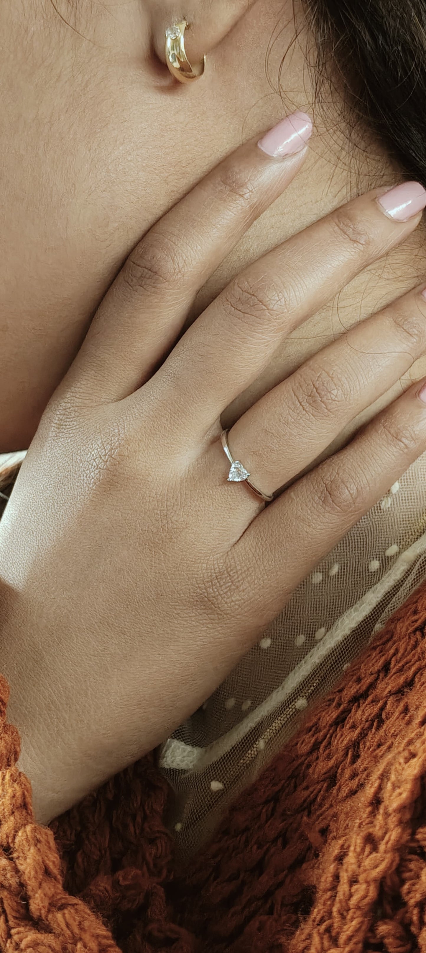 Heart Shape Diamond Ring